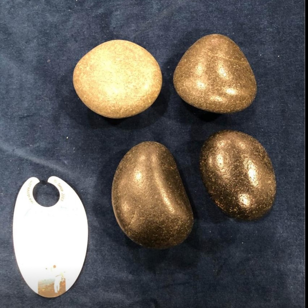 Sea Stones-Stone cabinet knobs or drawer pulls (4)